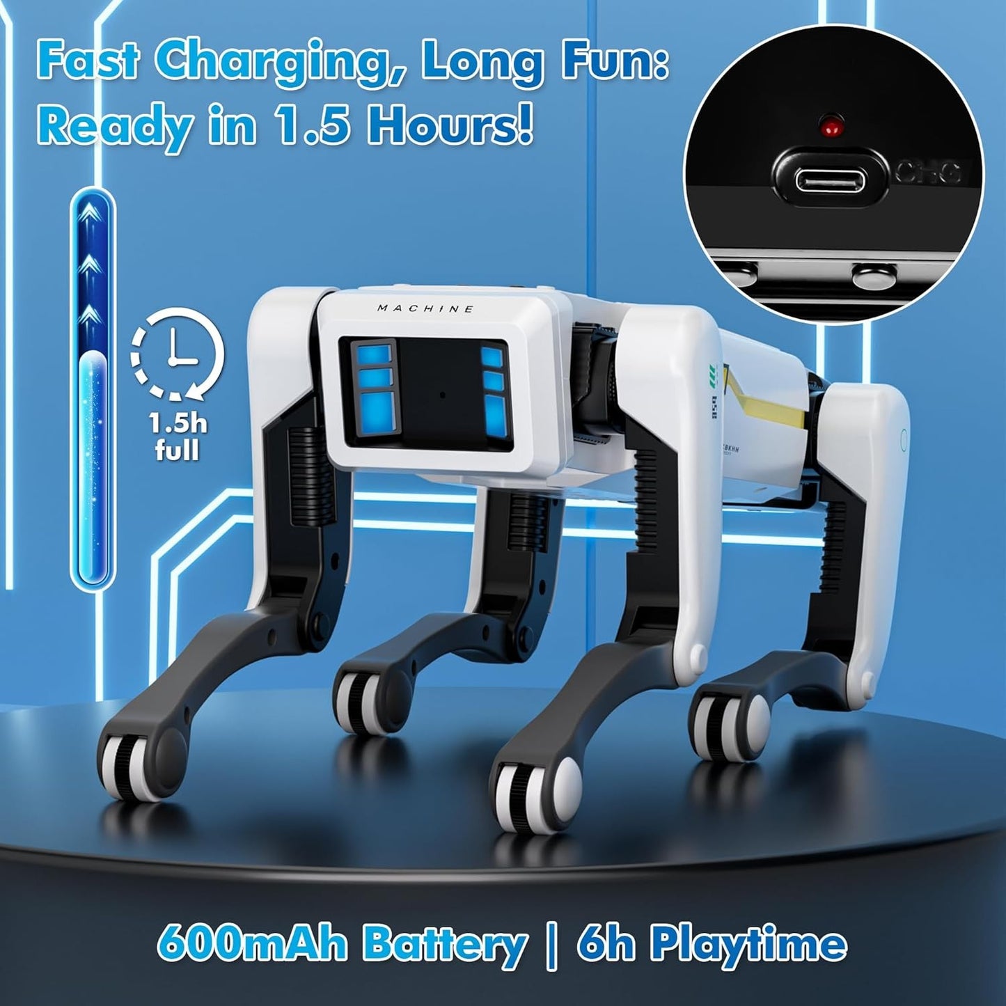 RoboPup™ AI Smart Dog   Intelligent RC Robot